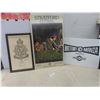 Image 1 : 2 Posters: Stratford Festival Ontario, White Out Mania; Framed Nineteen Rifles Battalion Print