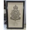 Image 7 : 2 Posters: Stratford Festival Ontario, White Out Mania; Framed Nineteen Rifles Battalion Print