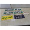 Image 1 : License Plates: 4 Manitoba Plates, 2 Novelty Plates and Canadian Forces Racing Team Shirt, Size XL