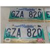 Image 2 : License Plates: 4 Manitoba Plates, 2 Novelty Plates and Canadian Forces Racing Team Shirt, Size XL