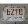 Image 4 : License Plates: 4 Manitoba Plates, 2 Novelty Plates and Canadian Forces Racing Team Shirt, Size XL