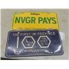 Image 5 : License Plates: 4 Manitoba Plates, 2 Novelty Plates and Canadian Forces Racing Team Shirt, Size XL
