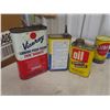Image 7 : 19 Vintage Tins, Some with Product: Viceroy, Prestone, Texaco, Marbo, 3-in-1, All State, Ford
