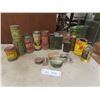 Image 1 : Vintage Tins and Cardboard Containers: Brasso, LePage's, Wahl Clipper Oil, Burgess, Victor