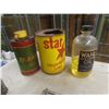 Image 4 : Vintage Tins and Cardboard Containers: Brasso, LePage's, Wahl Clipper Oil, Burgess, Victor