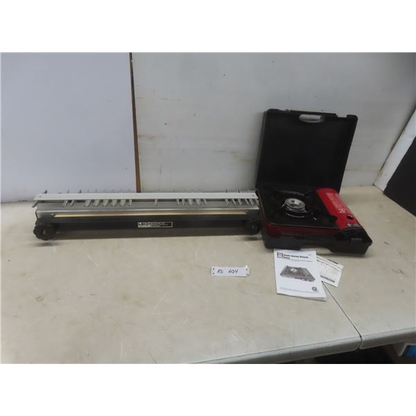 Dovetail Jig Model TD 514-L and Power Fist Single Burner Butane Stove