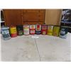 Image 1 : 10 Quart Oil Cans: Shell, Texaco, John Deere