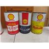 Image 2 : 10 Quart Oil Cans: Shell, Texaco, John Deere
