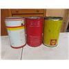 Image 6 : 10 Quart Oil Cans: Shell, Texaco, John Deere