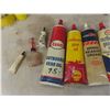 Image 6 : Oils, Lubricants and More, Some with Product: Sunoco Fuel Filter, Esso, Shell Outboard Gear Oil