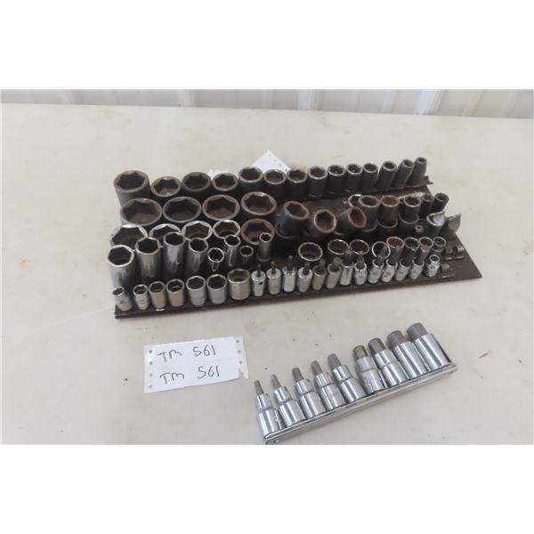 Sockets: ½", 3/8", 1/4" Drive, Impact Sockets, Torx, Deep and Shallow, Metric Set
