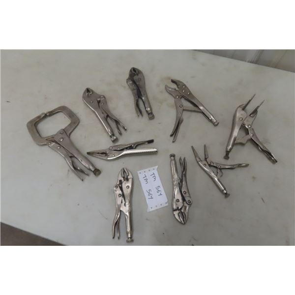 9 Vice Grips, Various Types