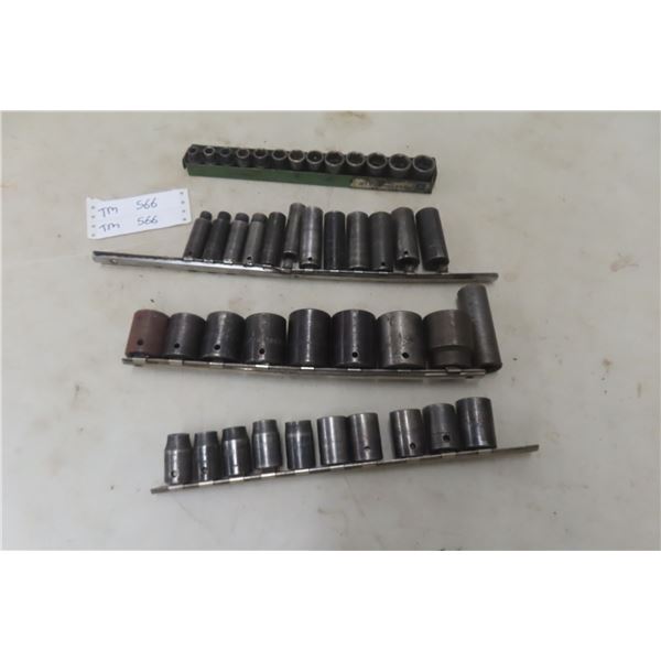 44 Impact Sockets – ½" and 3/8"