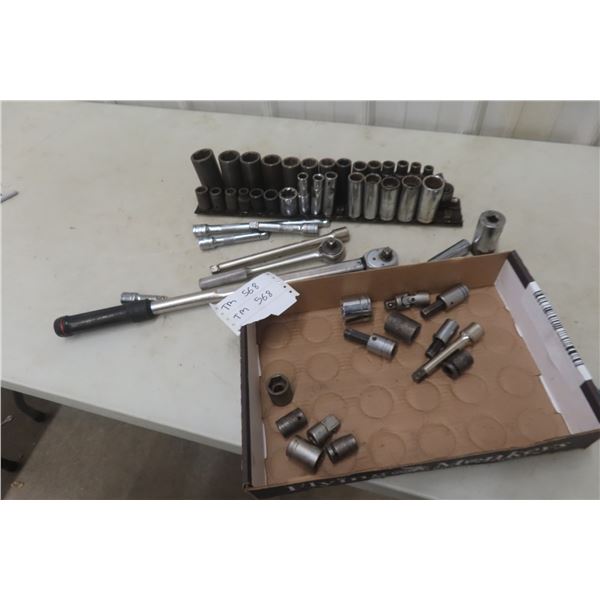 ½" Drive Sockets, Impact Sockets, Ratchet, Torx Wrench, Extensions and Plugs