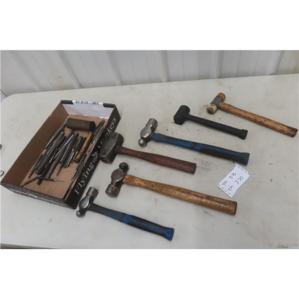 Sledge/Ball Pein Hammer, Punch, Brass Punch and Chisels