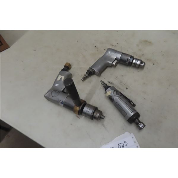 3 Air Tools, 2 Drills and Die Grinder