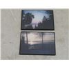 Image 8 : 3 Framed Pictures (Largest 19½×15½") and 5 Large Lake View Photos on Hardboard – Beautiful Grindsto