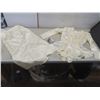 Image 1 : Vintage Satin Top and 2-Piece Dress with Pearl and Lace Accents