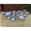 Image 1 : 21-Piece Royal Crown Derby China Set and 3-Piece Noritake Hand-Painted China