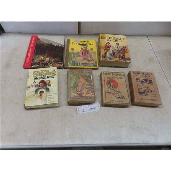 Vintage Books: The Big Budget for Girls, Ruth Fielding, The Curly Tops at Silver Lake and More