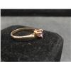 Image 3 : Vintage 10K Gold Ring with Amethyst, Size 6