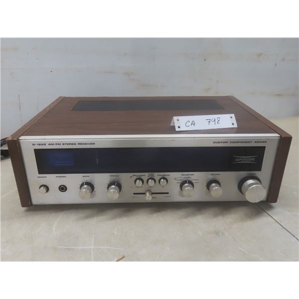 Vintage Marantz Super Scope AM/FM Stereo Receiver Model R1220 – Recently Reconditioned, New Lights