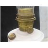 Image 5 : Aladdin Lincoln Drape Coal Oil Lamp, 25½" High and Aladdin Lox-On Mantle with Box