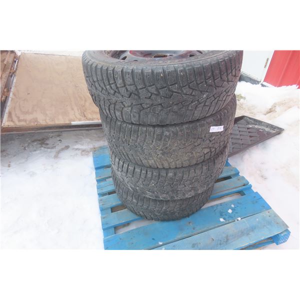 4 Tires and Rims, 235/55R17, Load Index 103