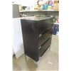 Image 3 : Lateral 3-Drawer Metal Filing Cabinet