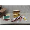 Image 1 : Fisher-Price Xylophone, School Desk and Doll Play Kitchen