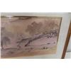 Image 3 : Framed Watercolour, 30" × 19"