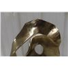 Image 2 : Abstract Sculpture with Gold Finish on Marble Base, 17" × 10"