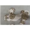 Image 2 : Vintage Chalkware, 2 Cats 15", 2 Dogs 13½"