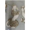 Image 3 : Vintage Chalkware, 2 Cats 15", 2 Dogs 13½"