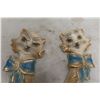 Image 5 : Vintage Chalkware, 2 Cats 15", 2 Dogs 13½"