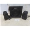 Image 1 : 2 Logitech Speakers and Subwoofer