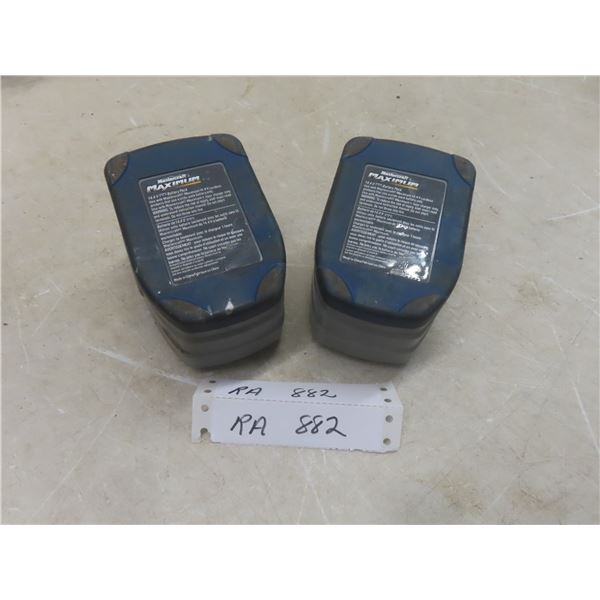 2 Mastercraft Maximum 14.4V Batteries