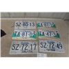 Image 1 : 6 Manitoba Semi Licence Plates