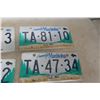 Image 3 : 6 Manitoba Semi Licence Plates