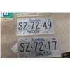 Image 4 : 6 Manitoba Semi Licence Plates