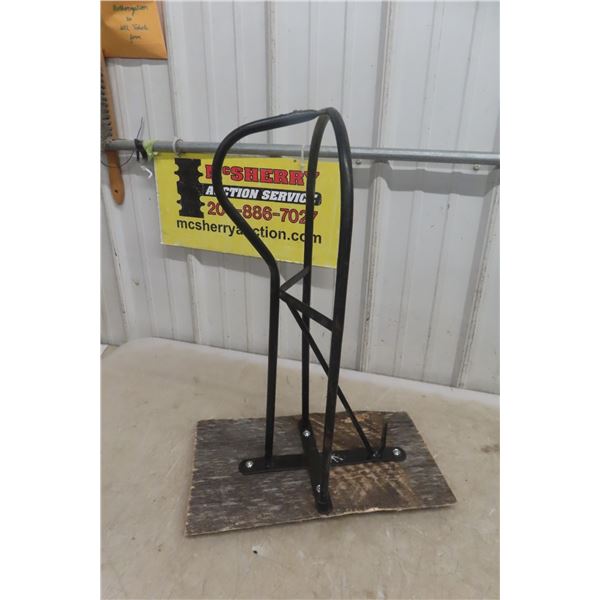 Saddle Rack, Wall Mount, Metal