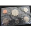 Image 2 : 1968 Uncirculated Canadian Coin Set: Dollar, 50¢, 25¢, 10¢, 5¢ and 1¢