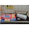 Image 1 : Vintage Gulf Gas Station Advertising Poster Paper Roll Dispenser and Lav Guard Kit