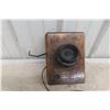 Image 2 : Antique Northern Electric Made in Canada Oak Wall Telephone with Earpiece