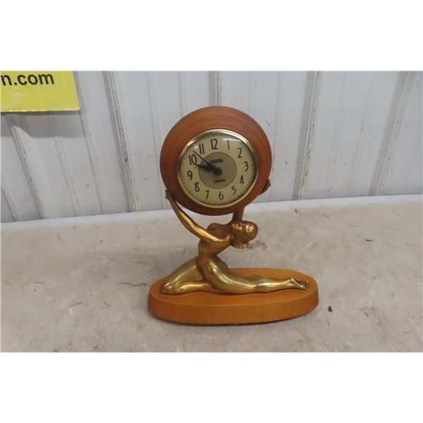 Snider Art Decoy 8 Day Clock 13" Tall