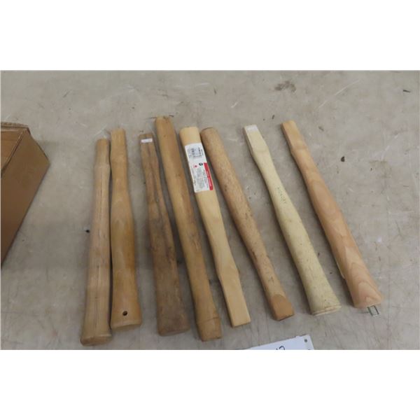8 Wooden Handles for Hammers