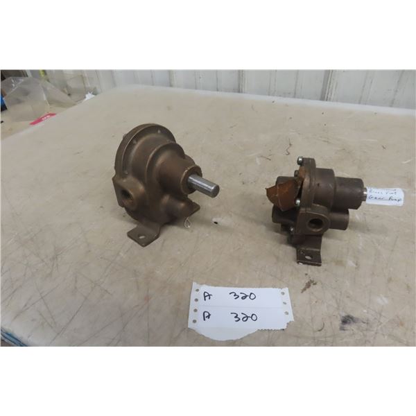 2 Brass Gear Pumps