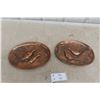 Image 1 : 2 Copper/Display Pheasants/Ducks, 9" × 12"