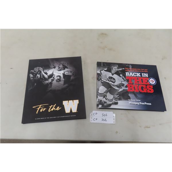 2 Books: Winnipeg Jets Back in the Bigs and 2019 Winnipeg Blue Bombers