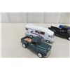 Image 5 : Matchbox Auto Transport Truck and Trailer and 5 Die-Cast/Plastic Trucks